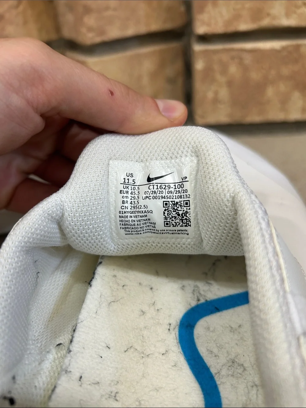 Nike Zoom Pulse CT1629-100 White Nursing Medical Men’s Shoes Size 11.5